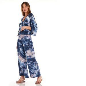 NEW Young, Fabulous and Broke Flare Tie Dye Pants